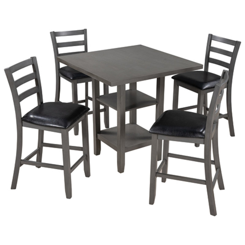 Ensemble de salle à manger à hauteur de comptoir 4 personnes Amarantha