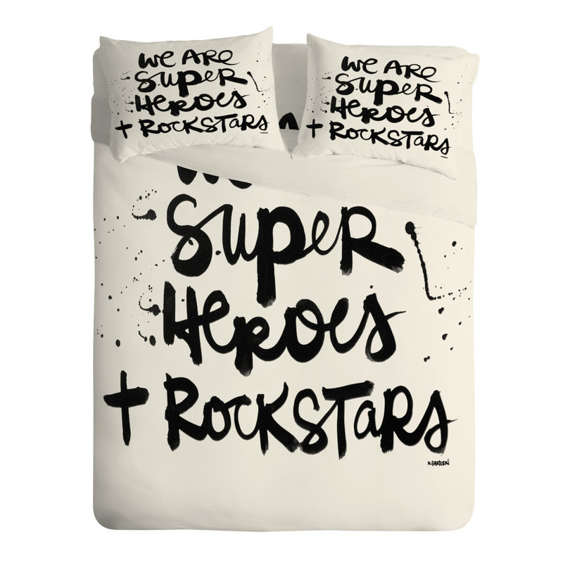 Kal Barteski Superheroes Pillowcase, King