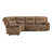 Jagger Velvet Power Reclining Sectional with USB Ports -119220929