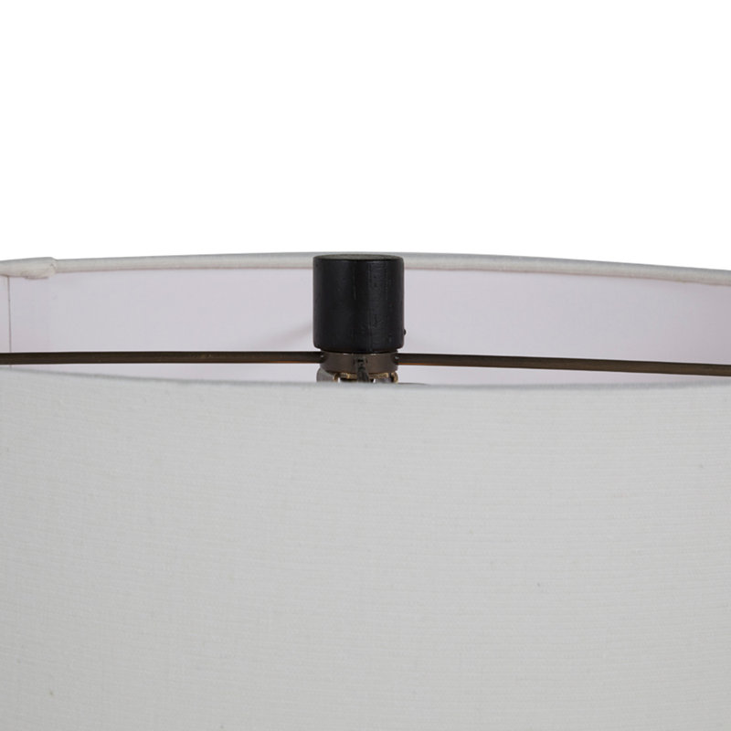 Maddox Resin Table Lamp, Black