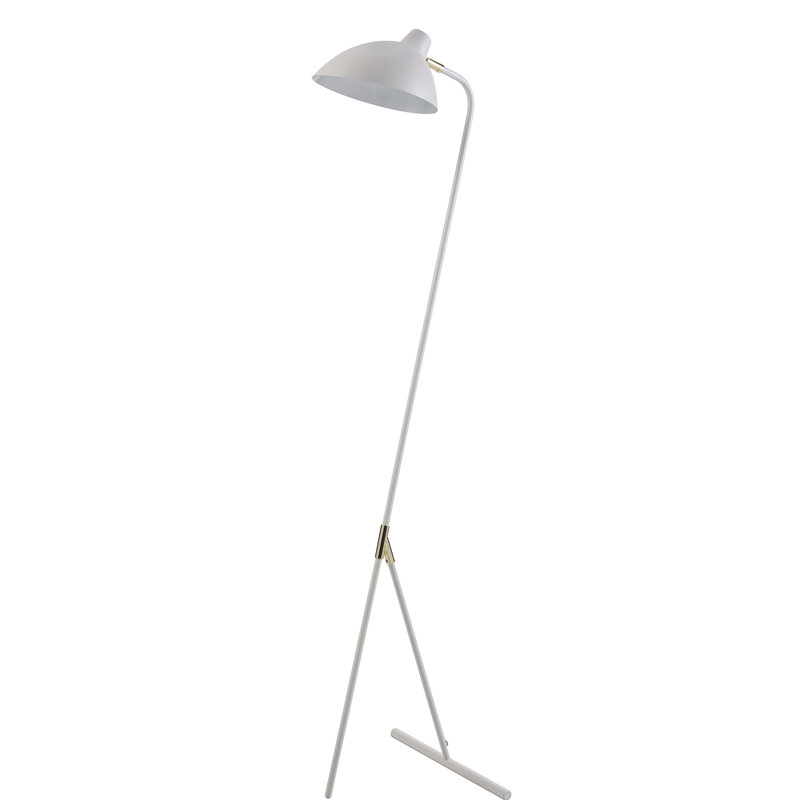 Kalyn 129.54cm Arched Floor Lamp, White