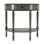 Mozart Demilune Console Table with Storage