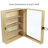 Haimar 16.1'' H x 12.2'' W Wood Trophy Display Case