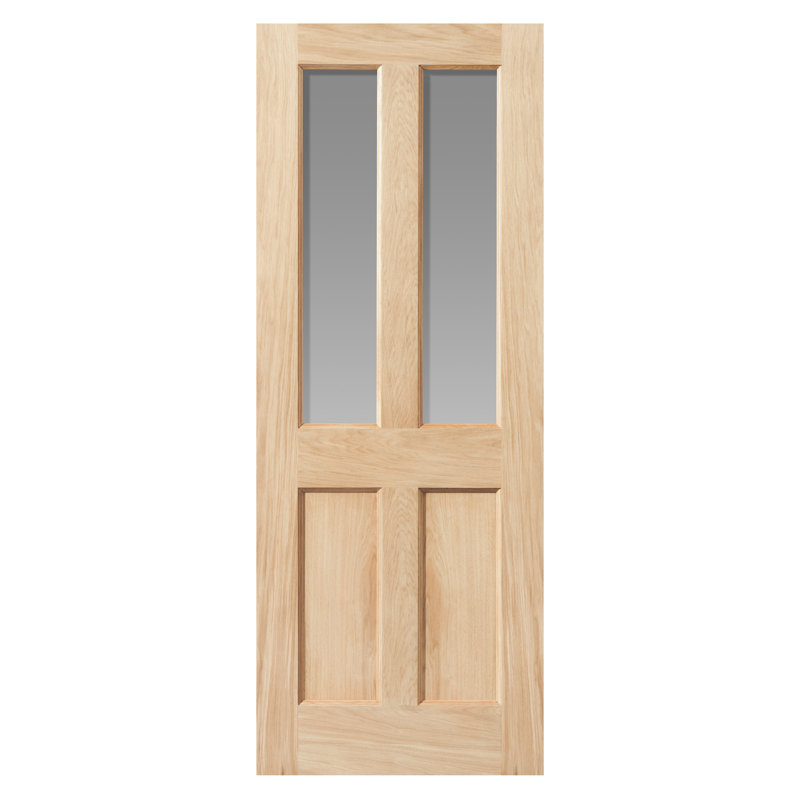 Derwent Oak Internal Door Unfinished, 198.1cm H x 68.6cm W x 3.5cm D