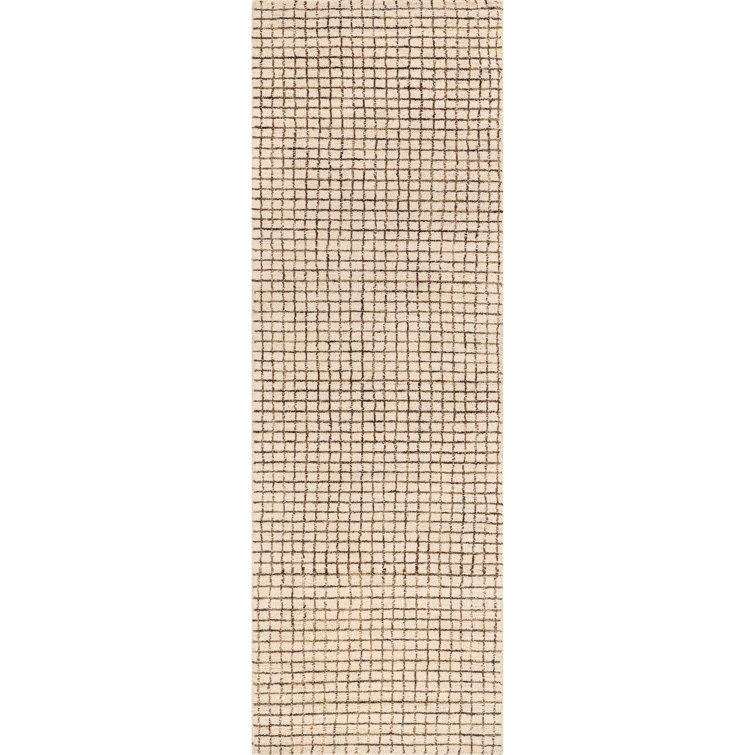 Katasha Checked Wool Area Rug