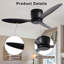 Ventilateur de plafond 52 po Gabrand