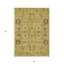 Tapis intérieur / extérieur 3 pi x 5 pi doré et gris lavable
