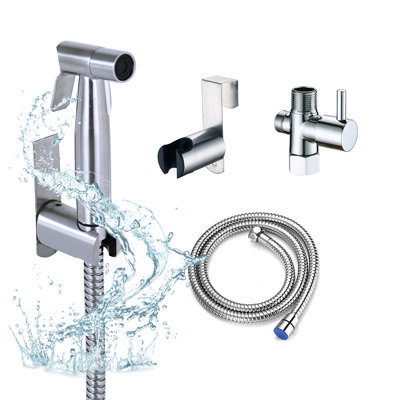 Round Hand Held Bidet With Faucet Handheld Bidet Sprayer For Toilet Handheld Bidet Toilet Sprayer