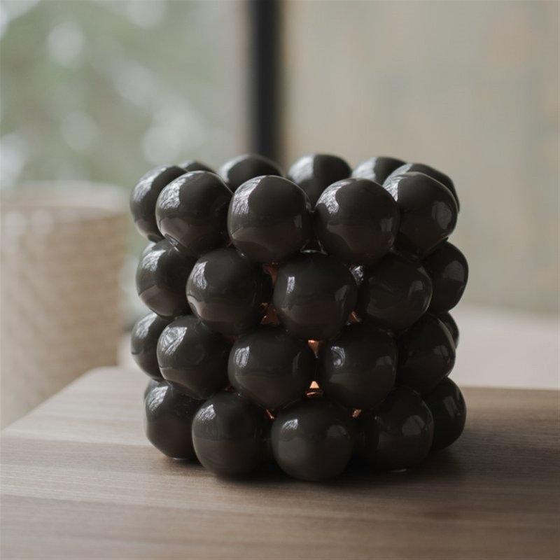Earthenware Table Vase, Shiny Dust