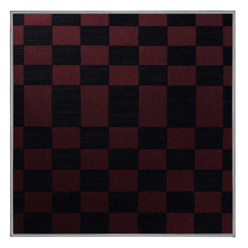 Tapis mauve lavable à la machine, Carré 6 pi