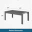 Table basse d'extérieur en aluminium 43 po-1887472571