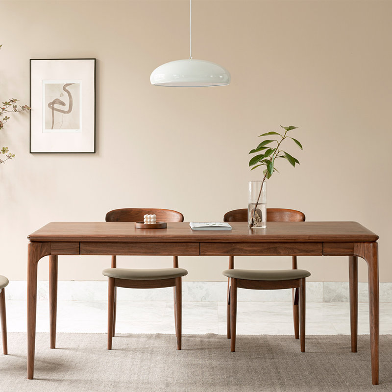 Rectangular 33.46'' W Dining Table, L 33,46 po x L 70,87 po