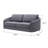 Vandalia Upholstered 80.5 " Linen Sofa