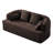 2-in-1 Foldable Sofa Bed with Textured Chenille Fabric