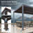 11' X 15' Aluminum Outdoor Bronze Louvered Pergola