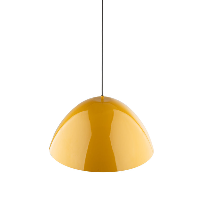 Luminaire suspendu noir FARO, Jaune