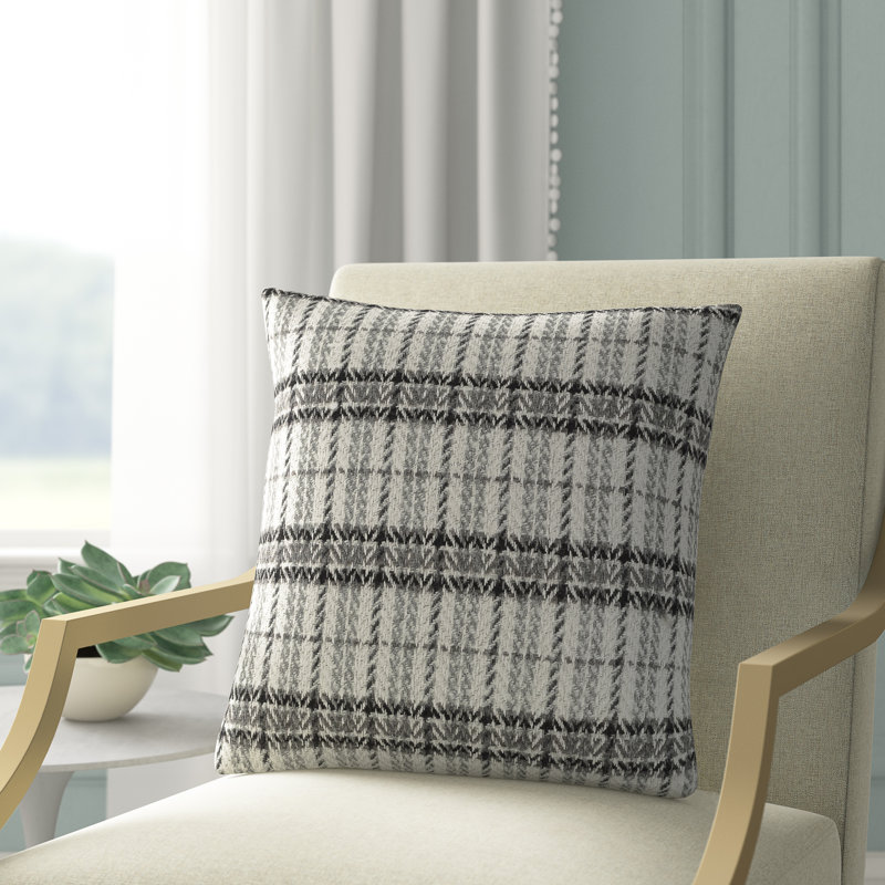 Santorini Chevron Throw Pillow, 18" x 18", Down