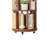 Rotating Bookshelf With Wheels, Round Bookcase, 360° Spinning Book Shelf Tower For Small Space-1021833278