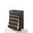 Commode 5 tiroirs Elif en gris antique