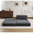 Single Seater and 1 Ottoman (Light Gray)