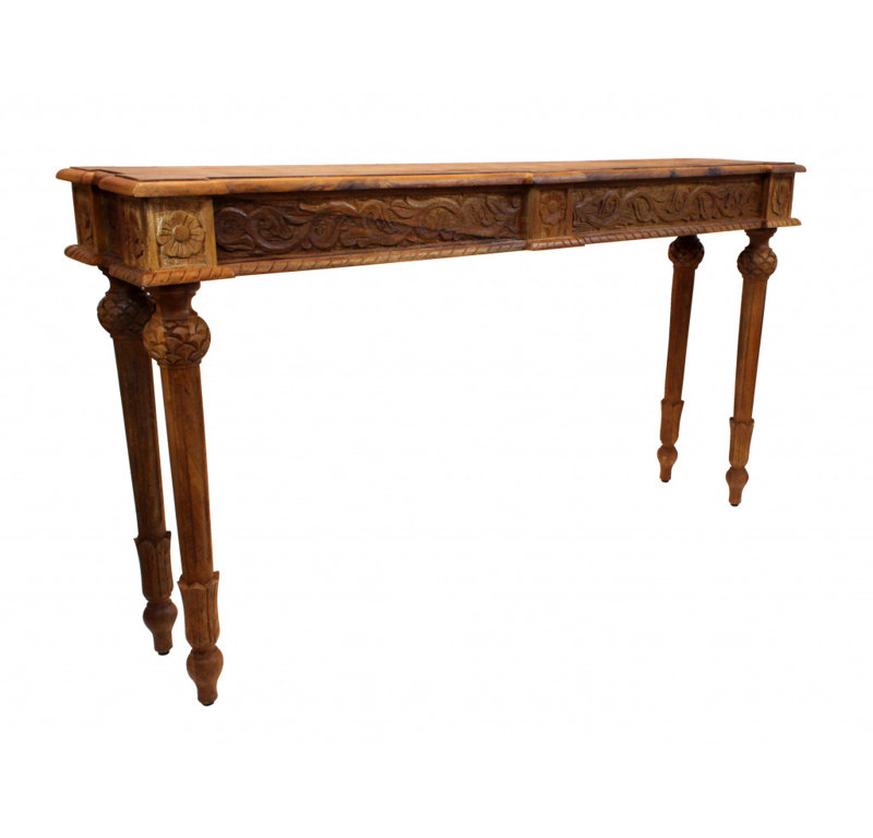 HomeRoots 54'' Solid Wood Console Table