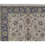 Tapis ivoire et noir noué à la main de haute qualité