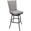 Tabouret de bar extérieur en aluminium avec coussin Kyeler-355272583-395518372-395518375