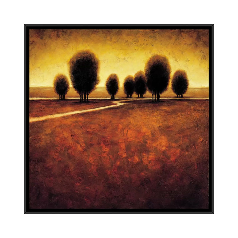 « illumination », reproduction d’art sur toile, H 18 po x l 18 po x P 1,5 po, Toile avec cadre noir, Pas de tapis