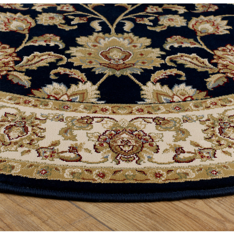 Round Bogner Oriental Area Rug, Round 120cm