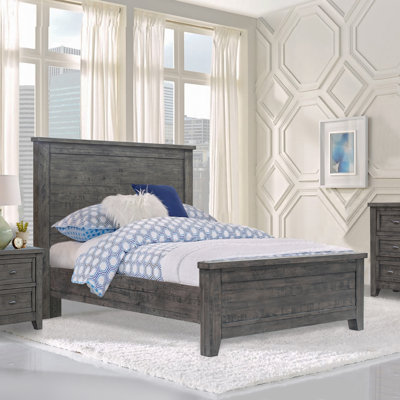 Brookfield Panel Bed in Gray