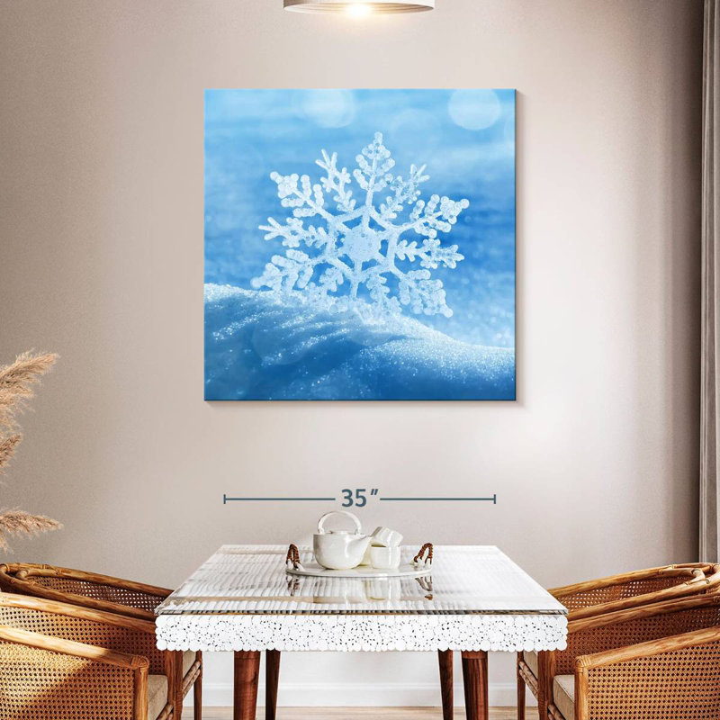 Flocon de neige d'hiver Alvord, H 39 po x l 39 po