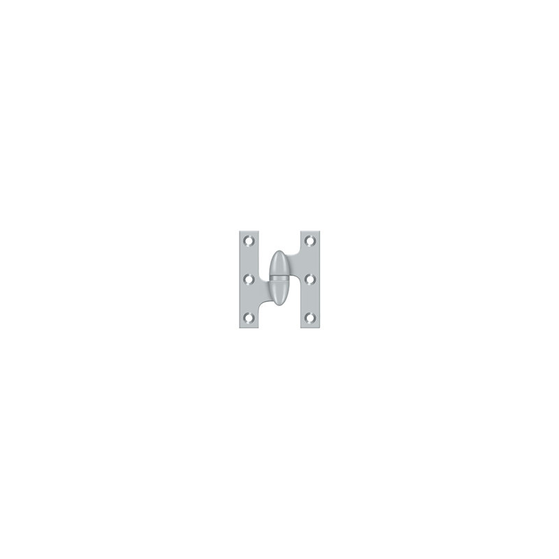 Hinge, Left Hand, Brushed Chrome