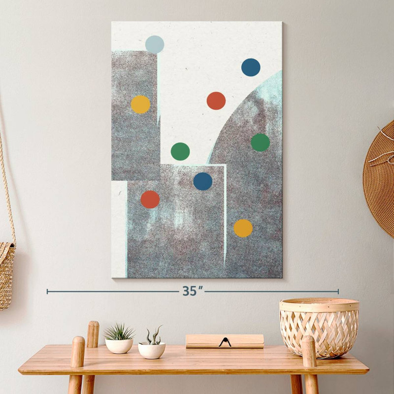 Retro Dots No. 1, 30" H x 20" W
