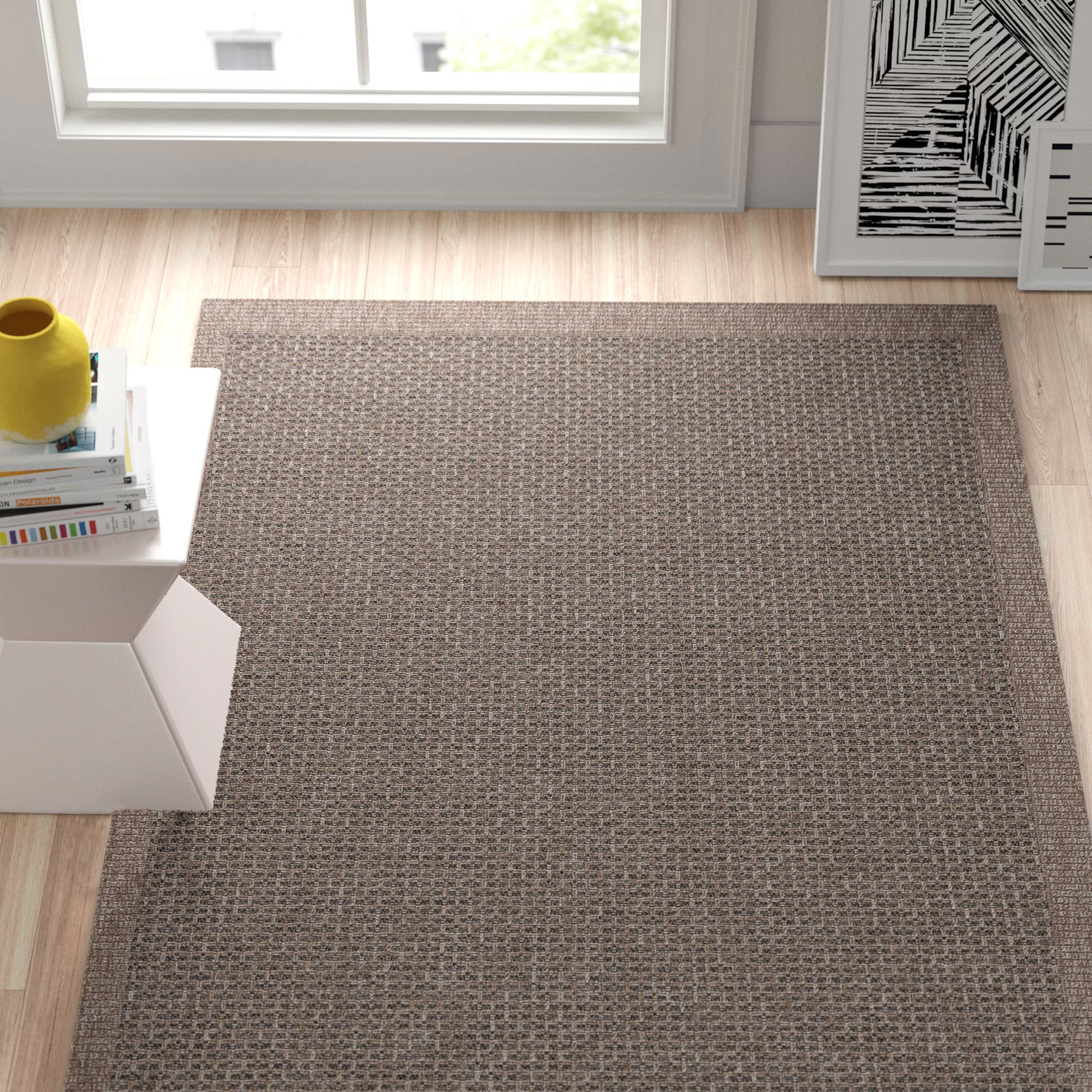 Zipcode Design™ Wallaston Modern Brown Area Rug & Reviews | Wayfair