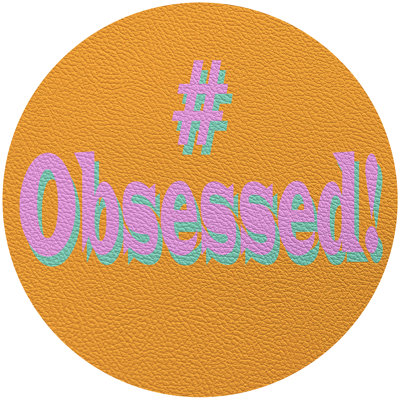 Obsessed 16" Vinyl Placemat