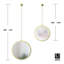 Winn Metal Flat Wall Mirror-1376260740