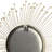 Metal Starburst Gold Wall Mirror Set