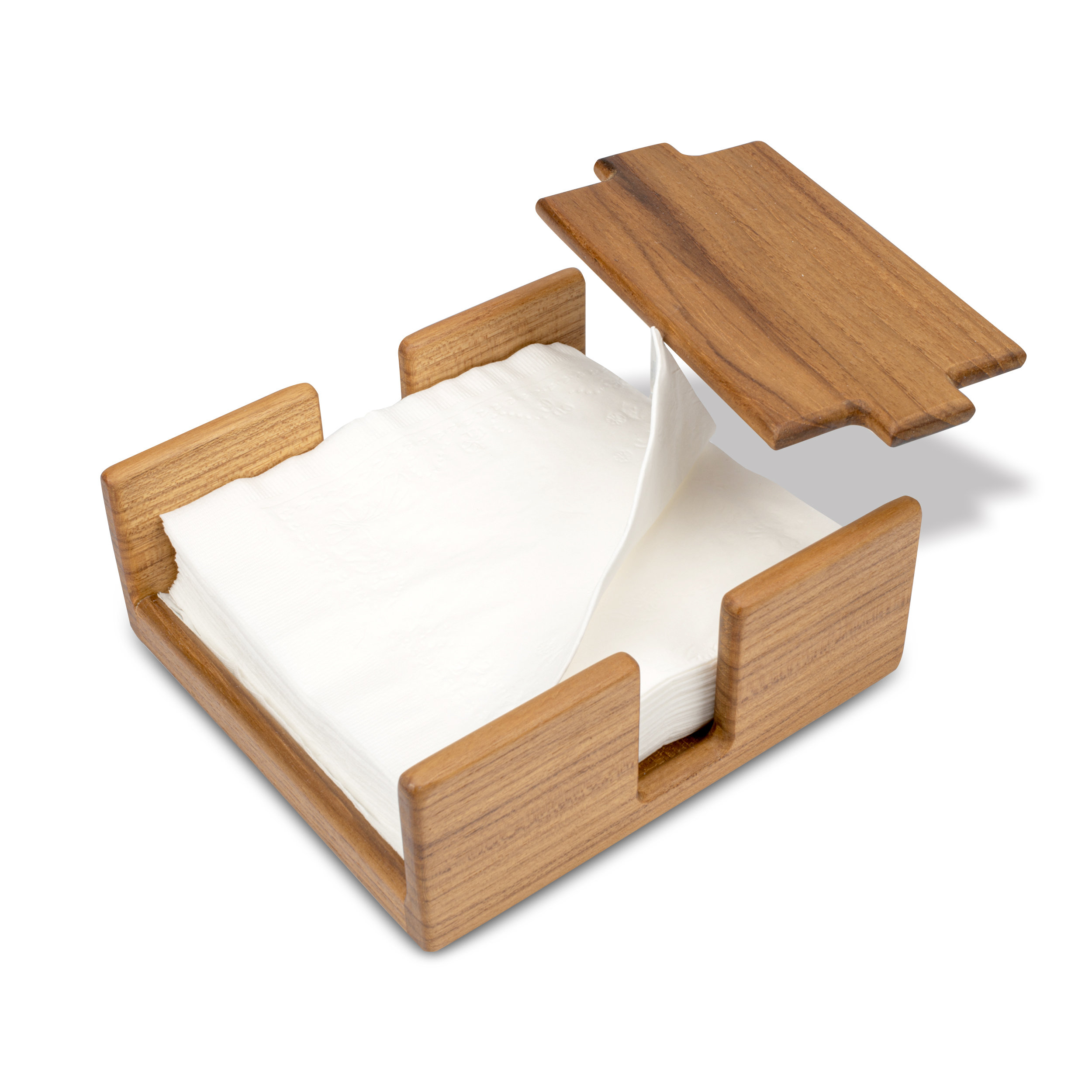 Madison Bay Trading Company Premium Grade Teak Stay-put Napkin Holder 