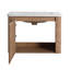 Ensemble de meuble-lavabo simple mural 24 "/ 28" avec lavabo en céramique-41261552-61123059