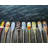 Colorful Paddles on the Dock Braided Polyester Placemats Set