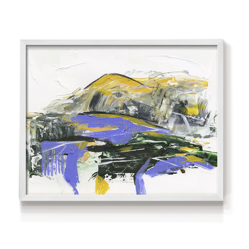 Silent Mountain V -Framed Print - Restickable