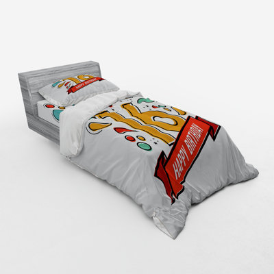 Ensemble de housse de couette en microfibre