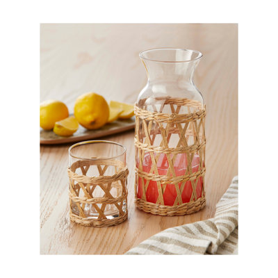 Chastain Island Collection Natural Glass Bottle Carafe