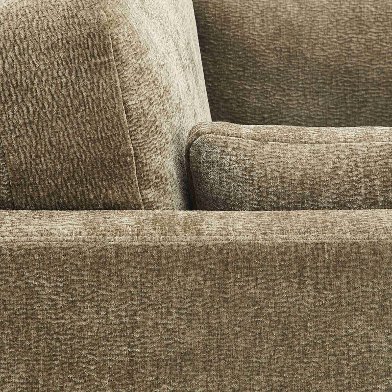 Chaise moderne avec accoudoirs, Vert