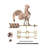 H Metal Animals Weathervane-29251986-105789266