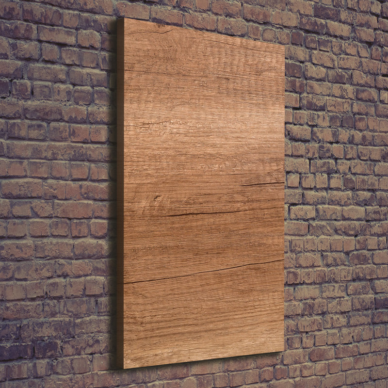 Wooden Background - Wrapped Canvas Print