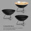 Round Steel Smokeless Fire Pit