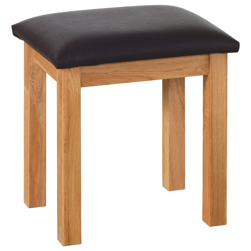 Newbury Solid Wood Accent Stool