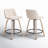 Archaimbaud Swivel Upholstered Counter Stool