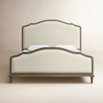 Watson Upholstered Oak Bed